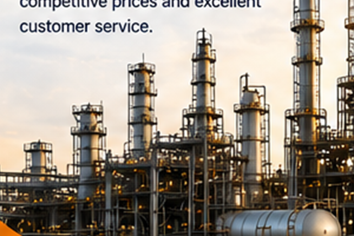 Industrial oil refinery